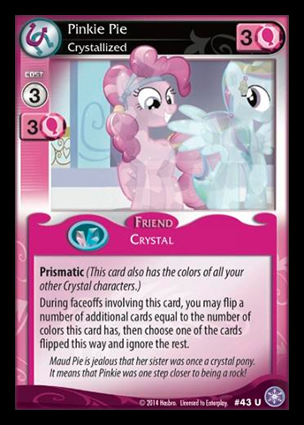 Pinkie Pie, Crystallized (FOIL)